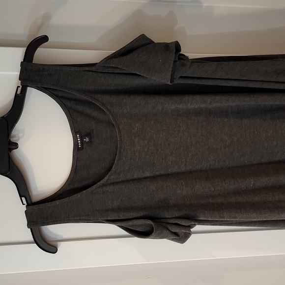 Torrid, Gray cold Sholder dress. 2 - Picture 2 of 3